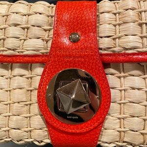 Kate Spade Straw Clutch